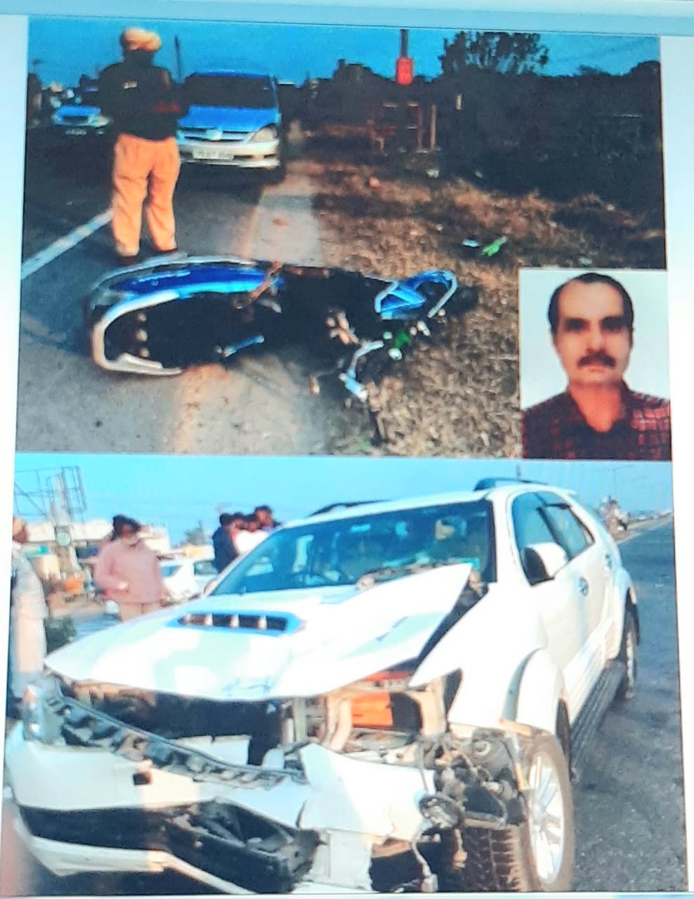Journalist Gurnam Singh died in a road accident